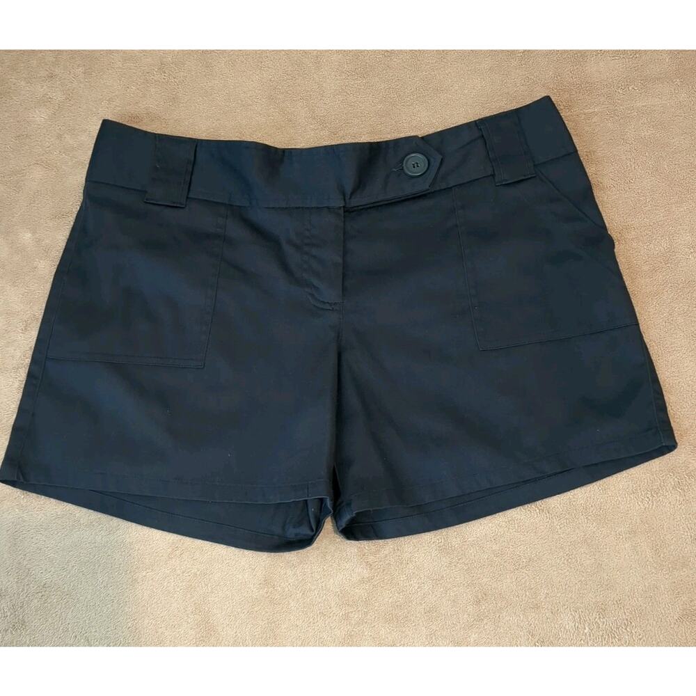 The Limited Womens 10 Navy Blue Tailored Shorts Pockets Casual Summer NWOT